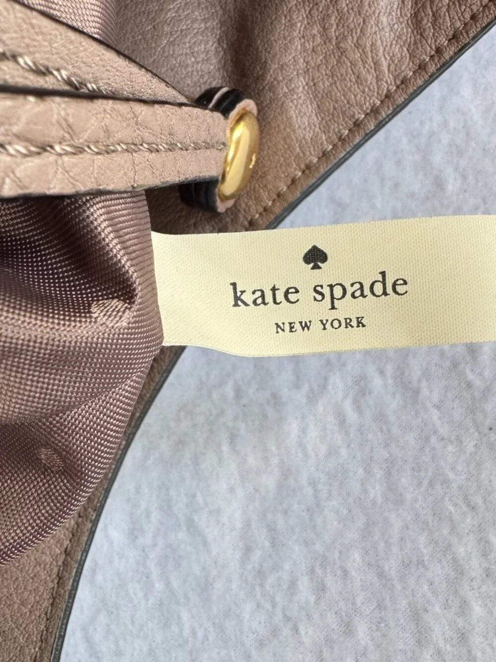 KATE SPADE New York NWOT Mauve James Street Mason Tassel Hobo Shoulder Bag